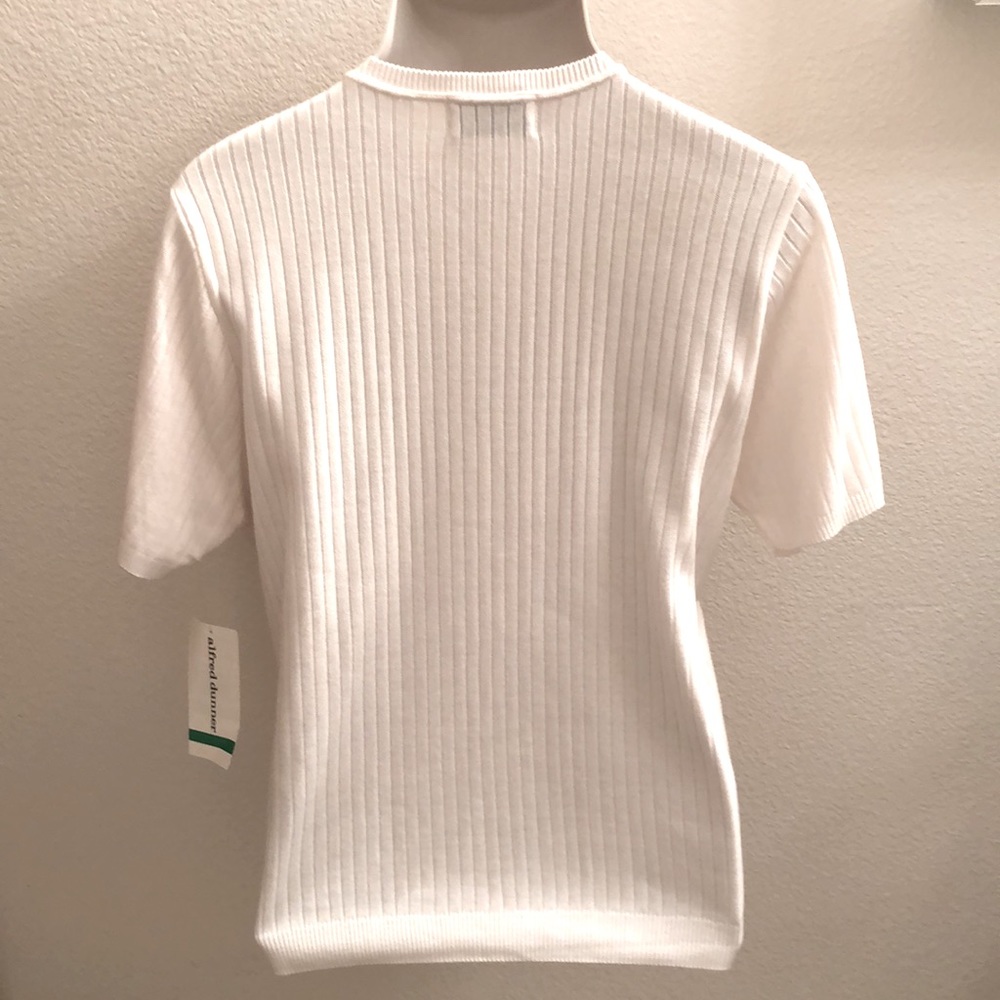 Women’s Ribbed Shell with Knitted Design - Picture 2 of 7